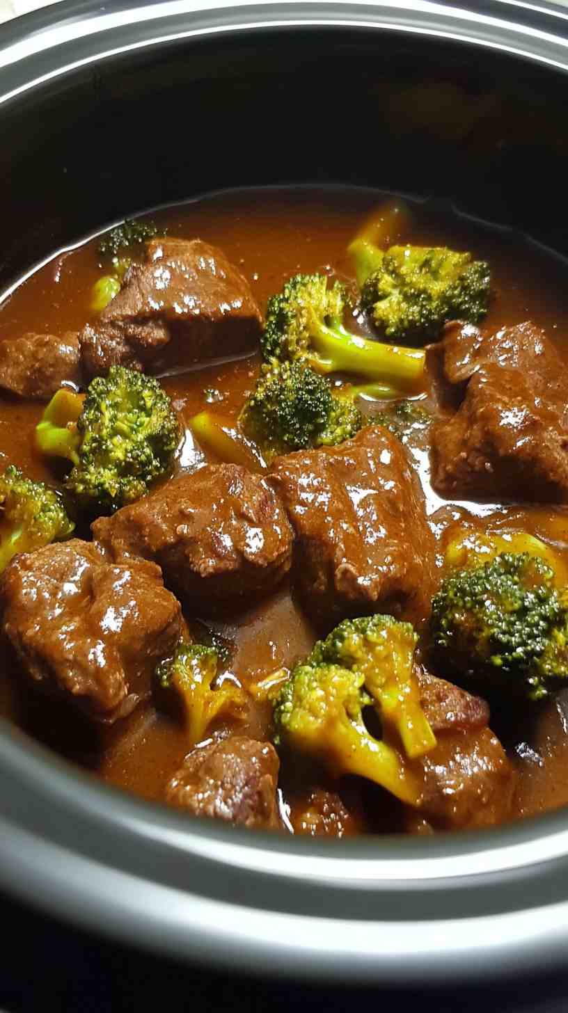 Flavorful Beef and Broccoli in the Crock Pot