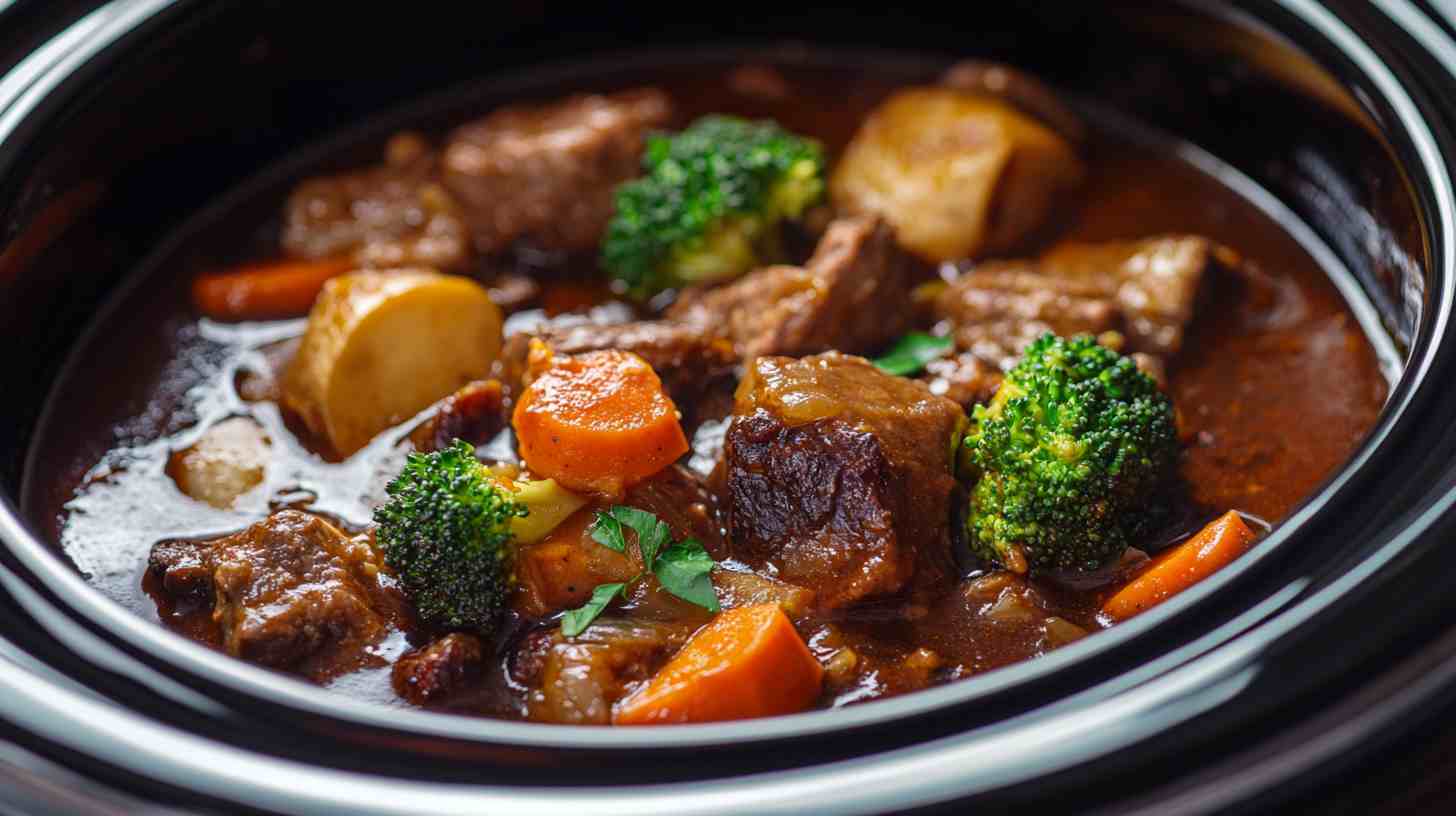 Flavorful Beef and Broccoli in the Crock Pot