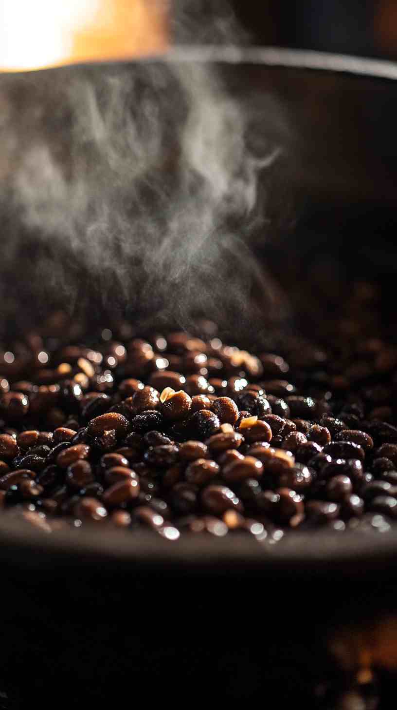 Flavorful Slow-Cooked Black Beans with Simple Spices