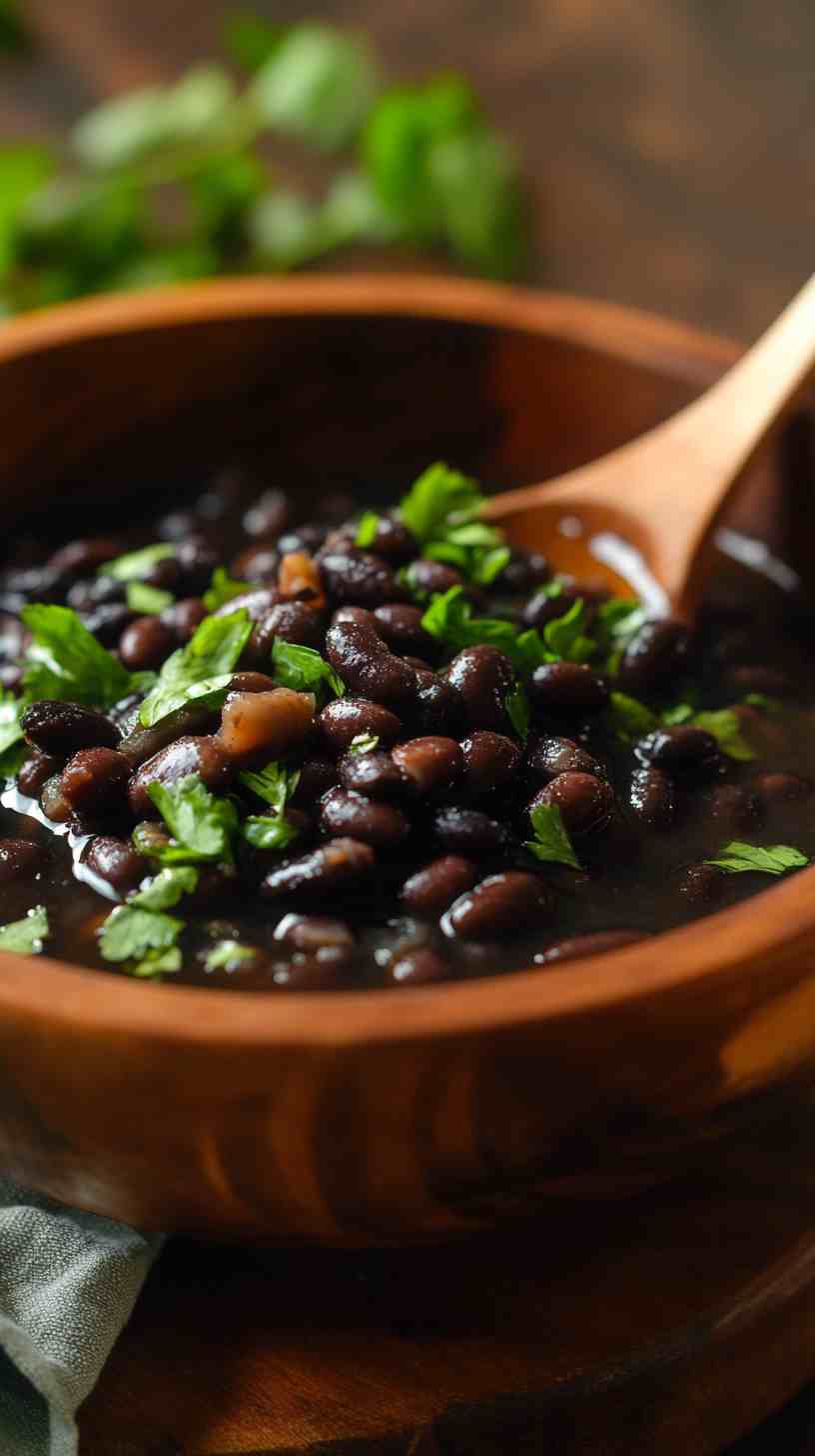 Flavorful Slow-Cooked Black Beans with Simple Spices