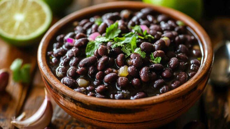 Flavorful Slow-Cooked Black Beans with Simple Spices