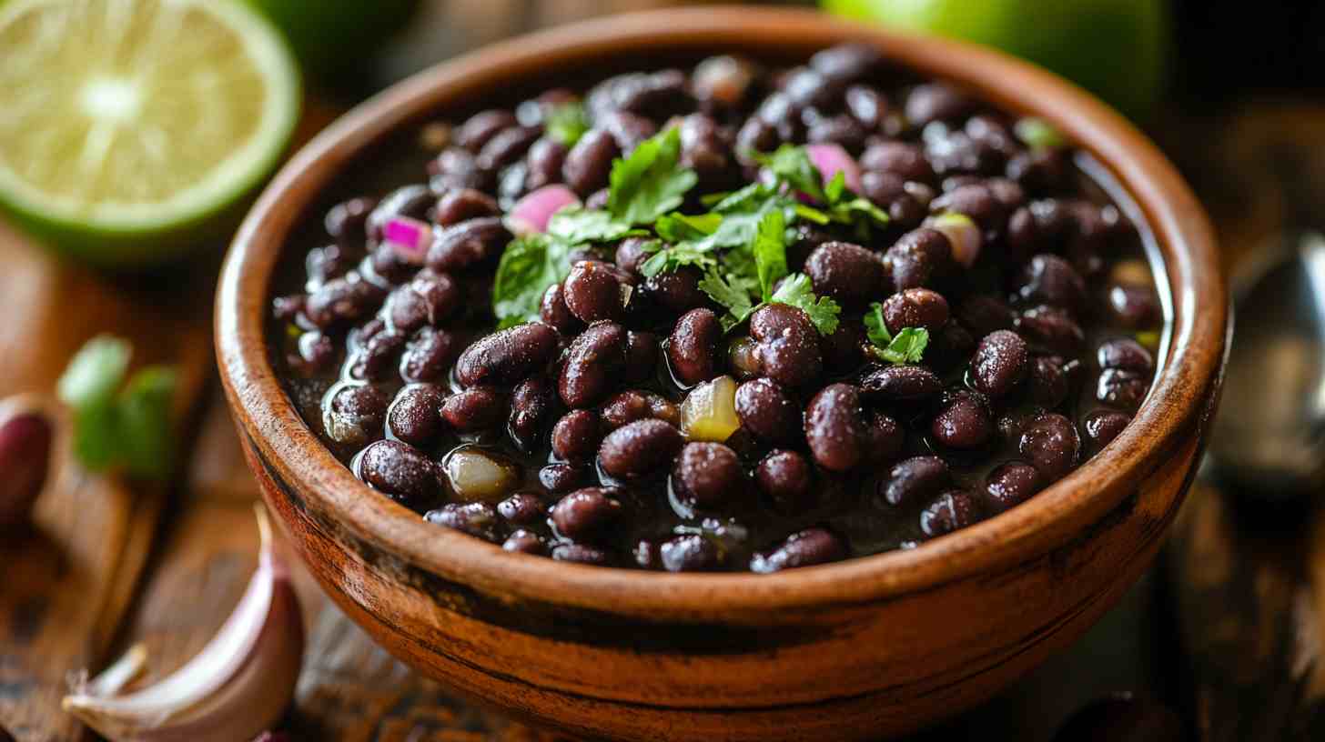 Flavorful Slow-Cooked Black Beans with Simple Spices