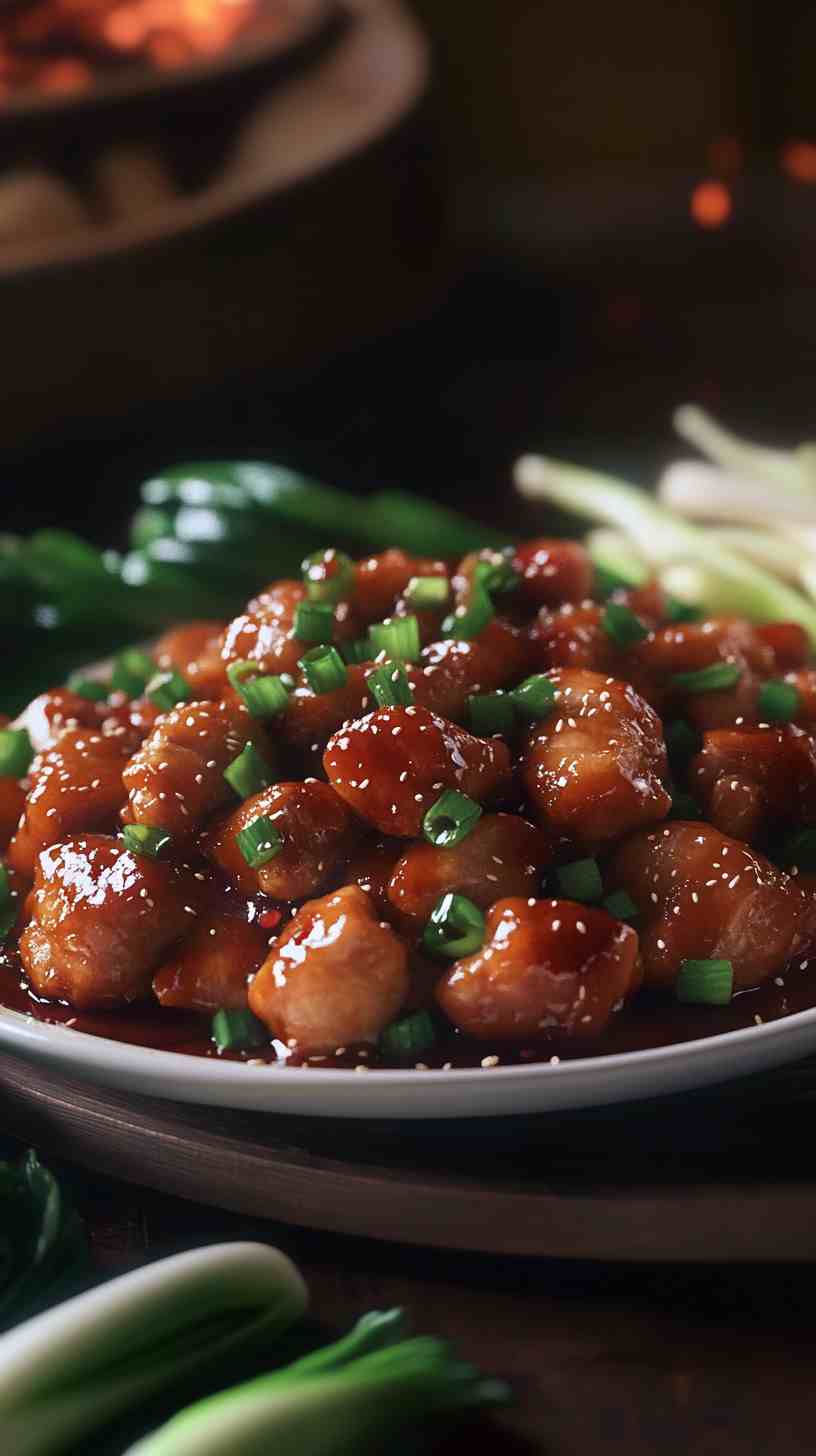 Ginger Sesame Chicken with Vegetables in Crock Pot