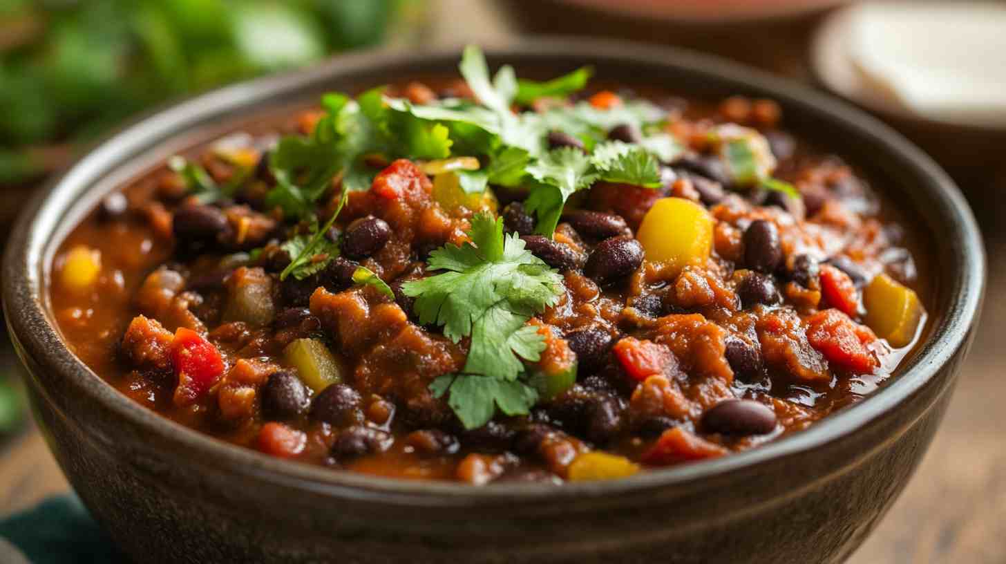 Hearty & Healthy Crock Pot Black Beans Recipe
