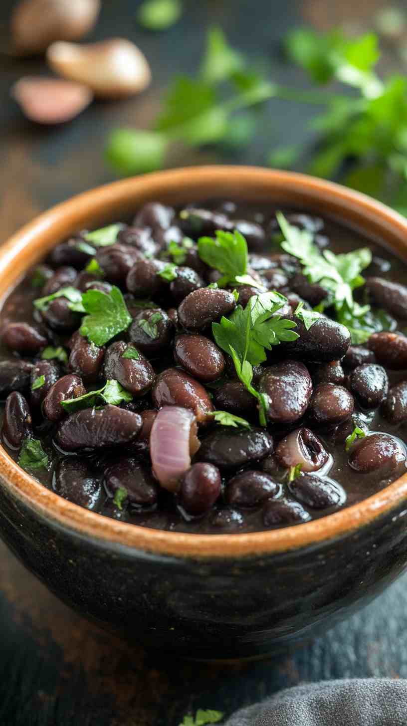 Hearty & Healthy Crock Pot Black Beans Recipe