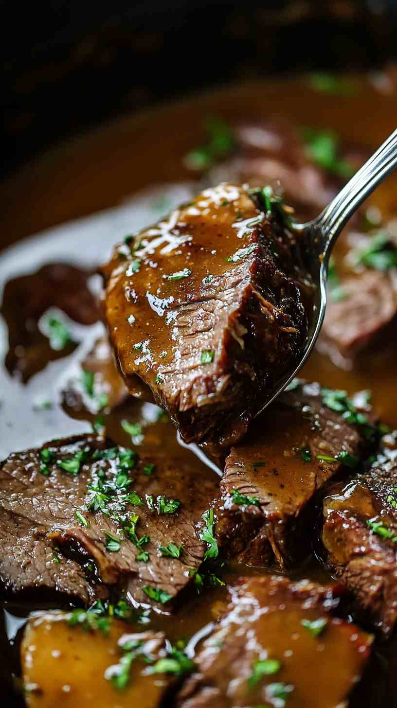 Hearty Homestyle Crock Pot Roast Beef