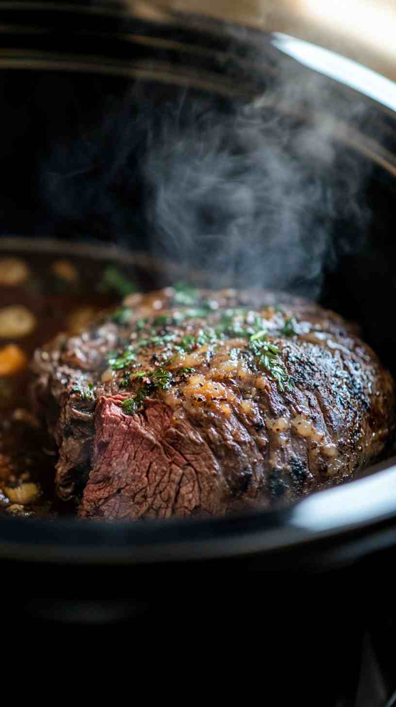 Hearty Homestyle Crock Pot Roast Beef