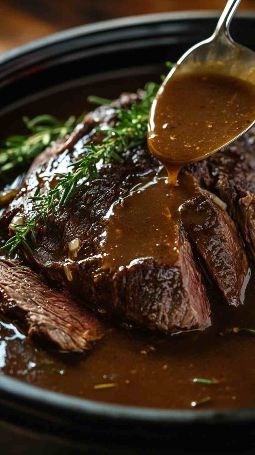 Hearty Homestyle Crock Pot Roast Beef