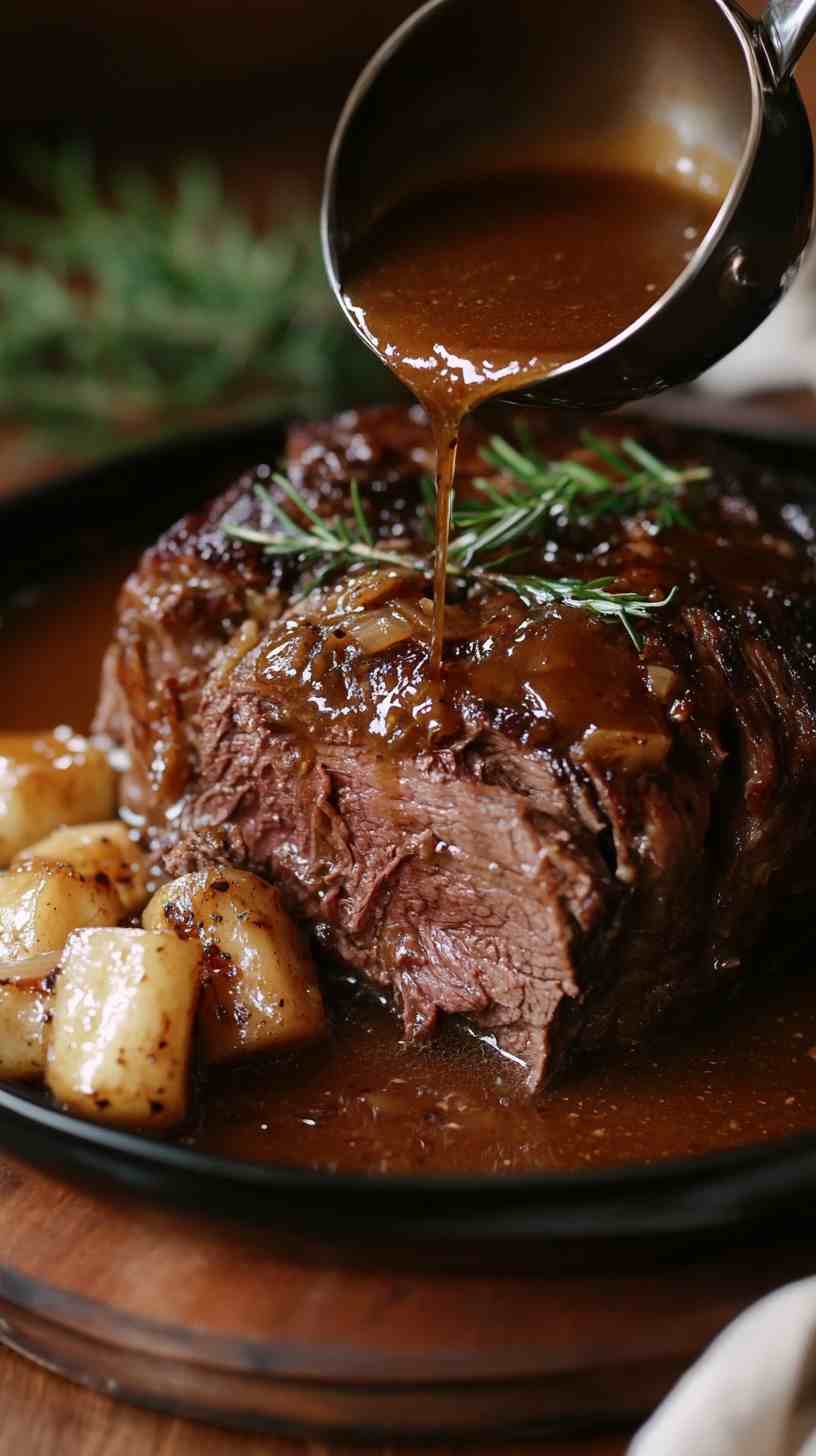 Hearty Homestyle Crock Pot Roast Beef