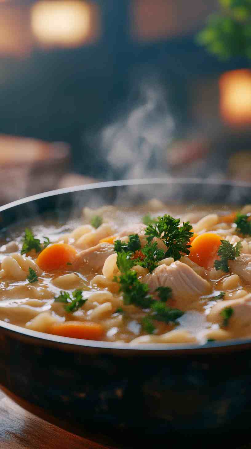Hearty Slow Cooker Chicken Noodle Soup