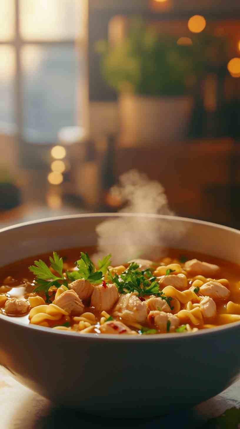 Hearty Slow Cooker Chicken Noodle Soup