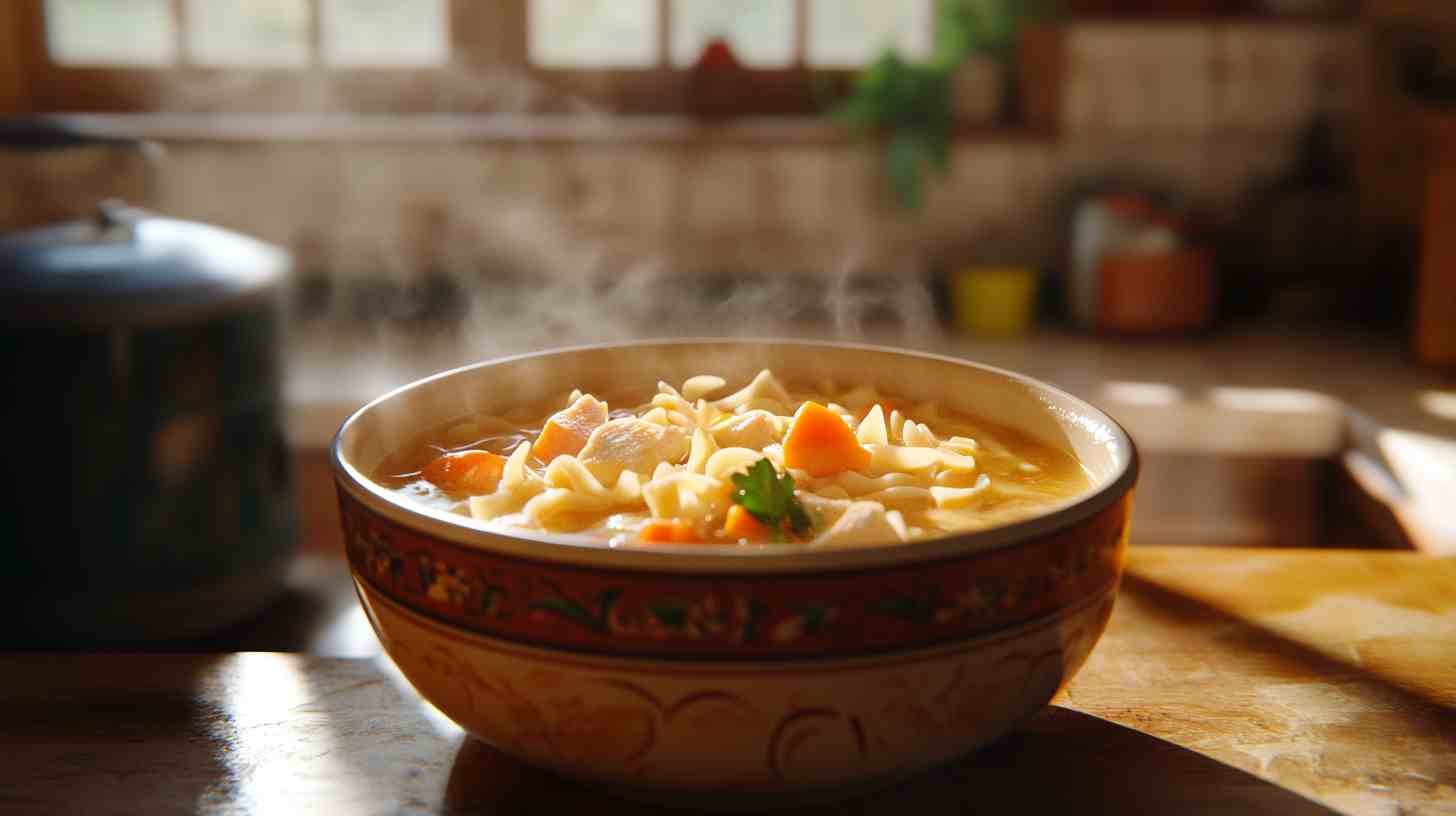 Hearty Slow Cooker Chicken Noodle Soup