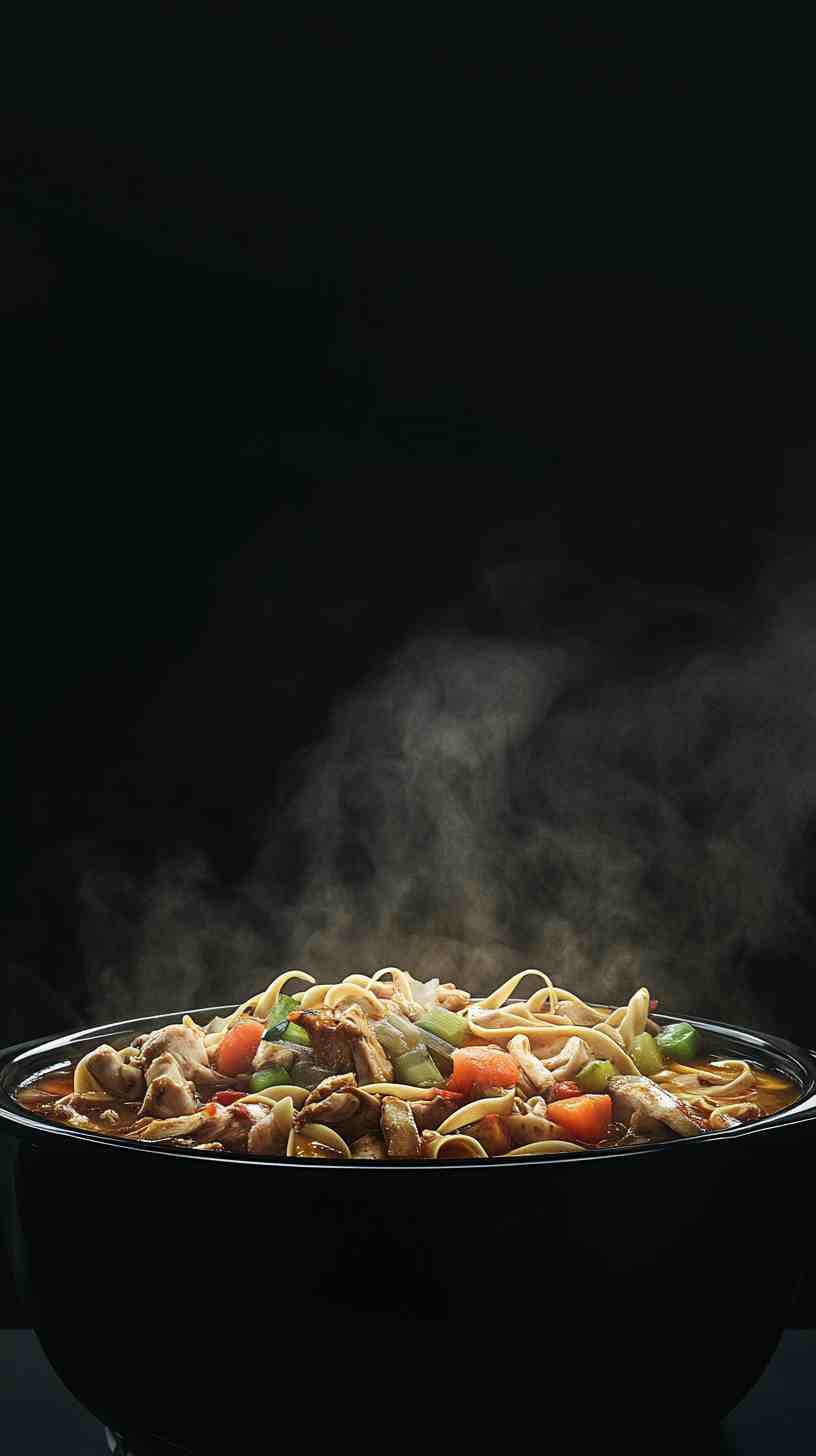 Hearty Slow Cooker Chicken Noodle Soup