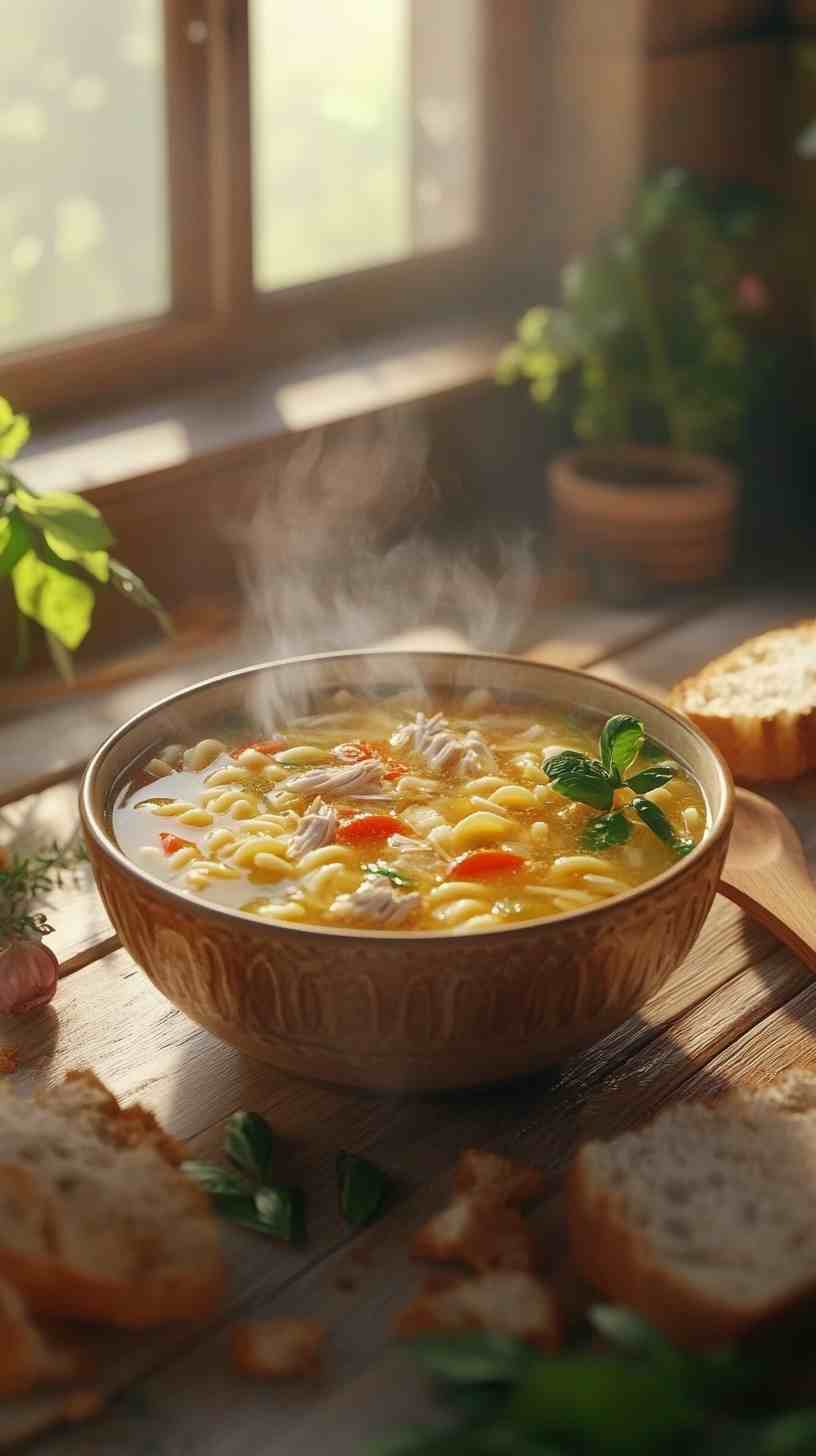 Hearty Slow Cooker Chicken Noodle Soup