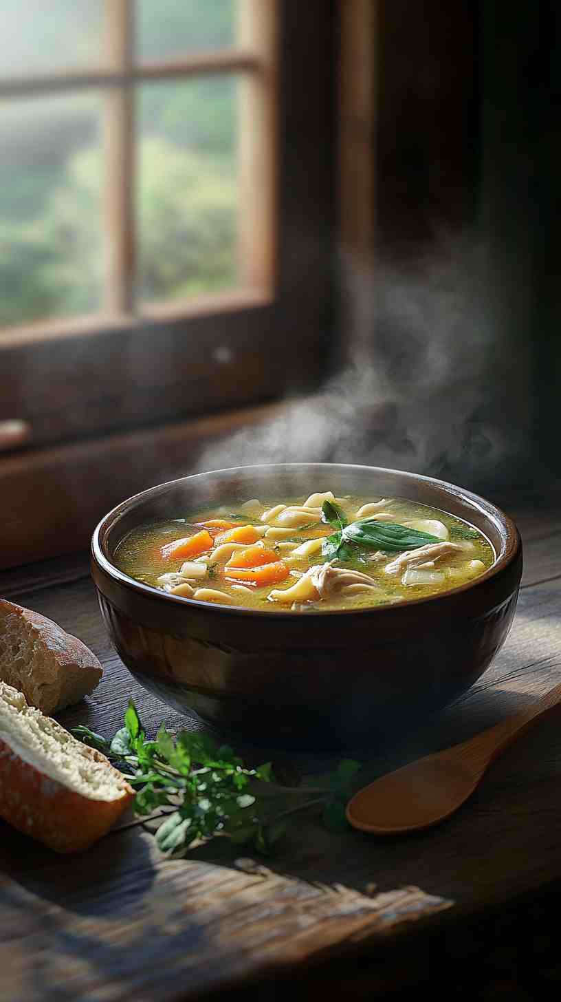 Hearty Slow Cooker Chicken Noodle Soup