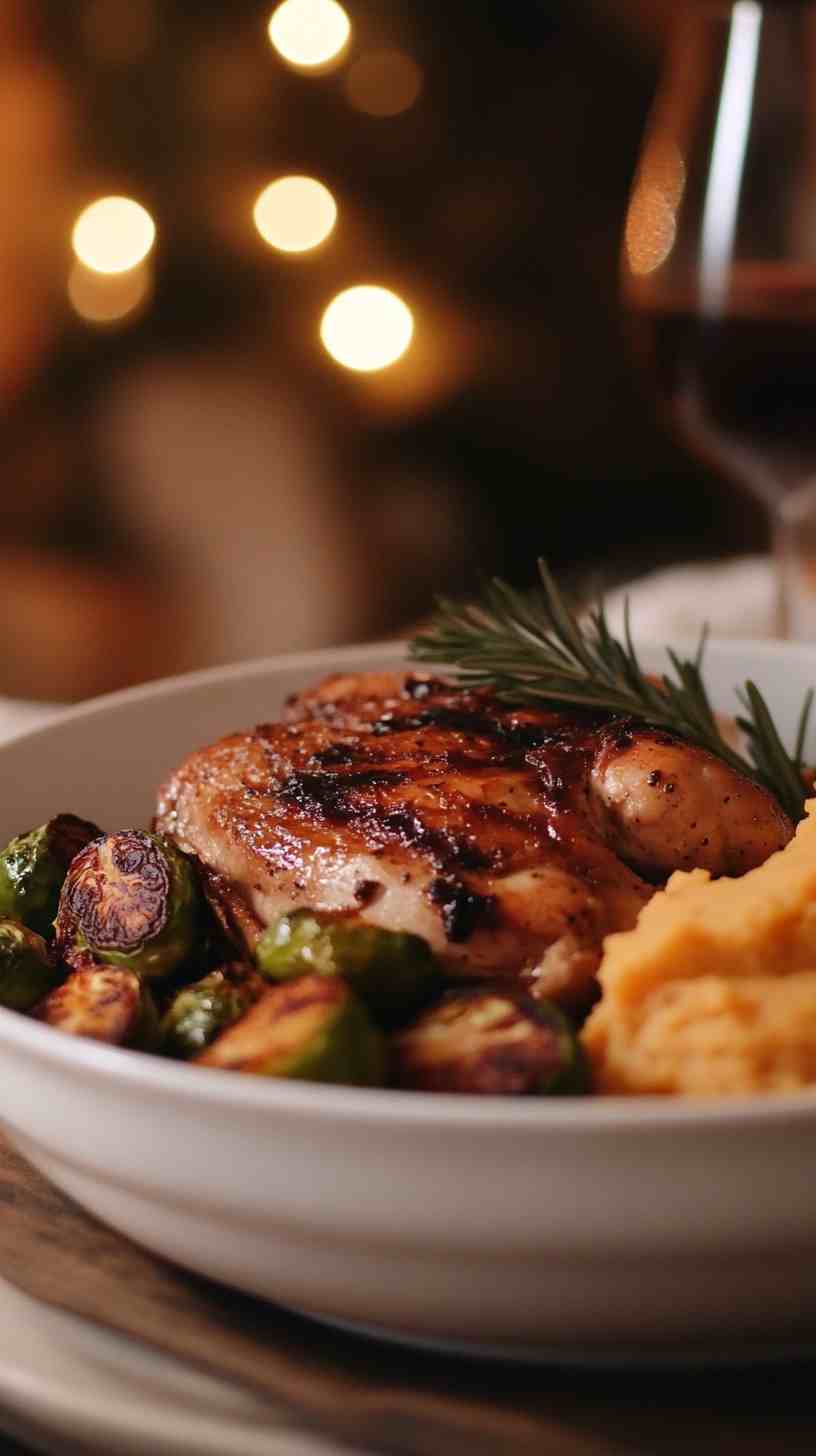 Juicy Balsamic Chicken Breasts in the Crock Pot