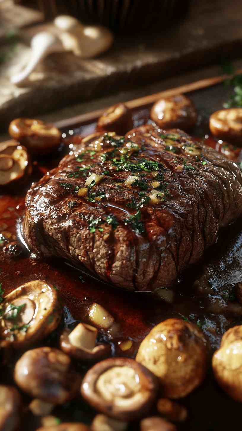 Malty Beer-Braised Beef with Mushrooms Malty Beer-Braised Beef with Mushrooms