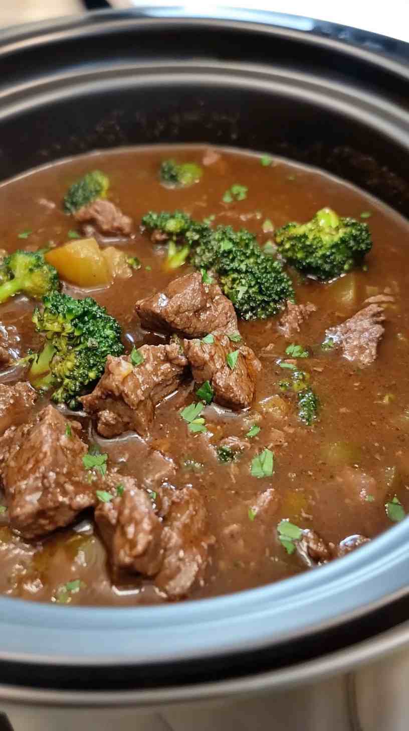 Melt-in-Your-Mouth Beef and Broccoli Crock Pot Recipe