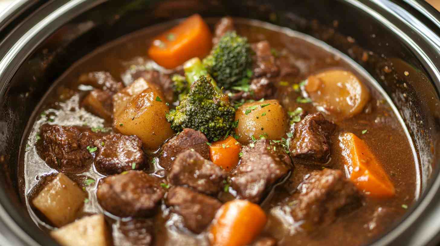 Melt-in-Your-Mouth Beef and Broccoli Crock Pot Recipe
