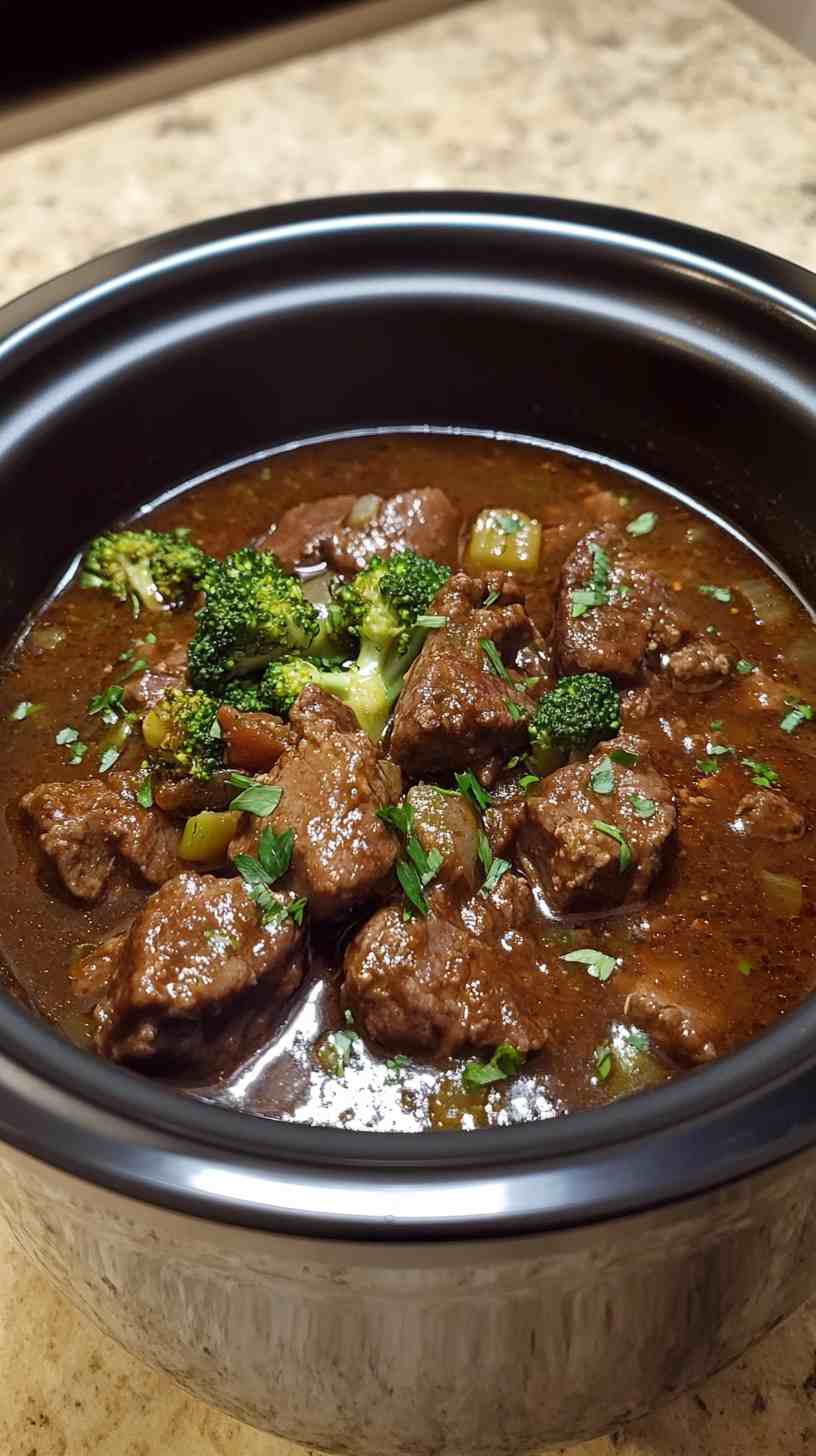 Melt-in-Your-Mouth Beef and Broccoli Crock Pot Recipe