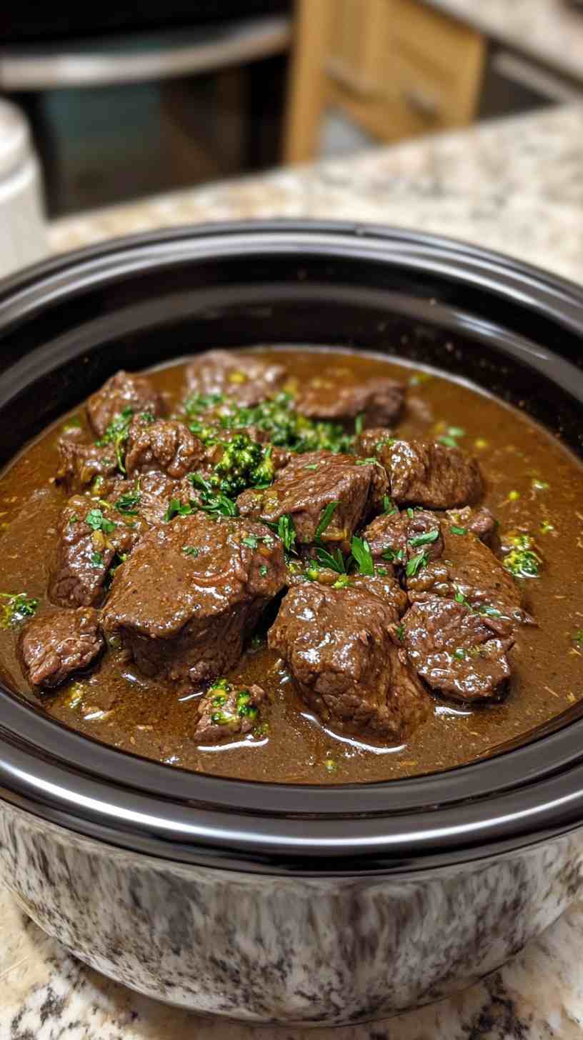 Melt-in-Your-Mouth Beef and Broccoli Crock Pot Recipe