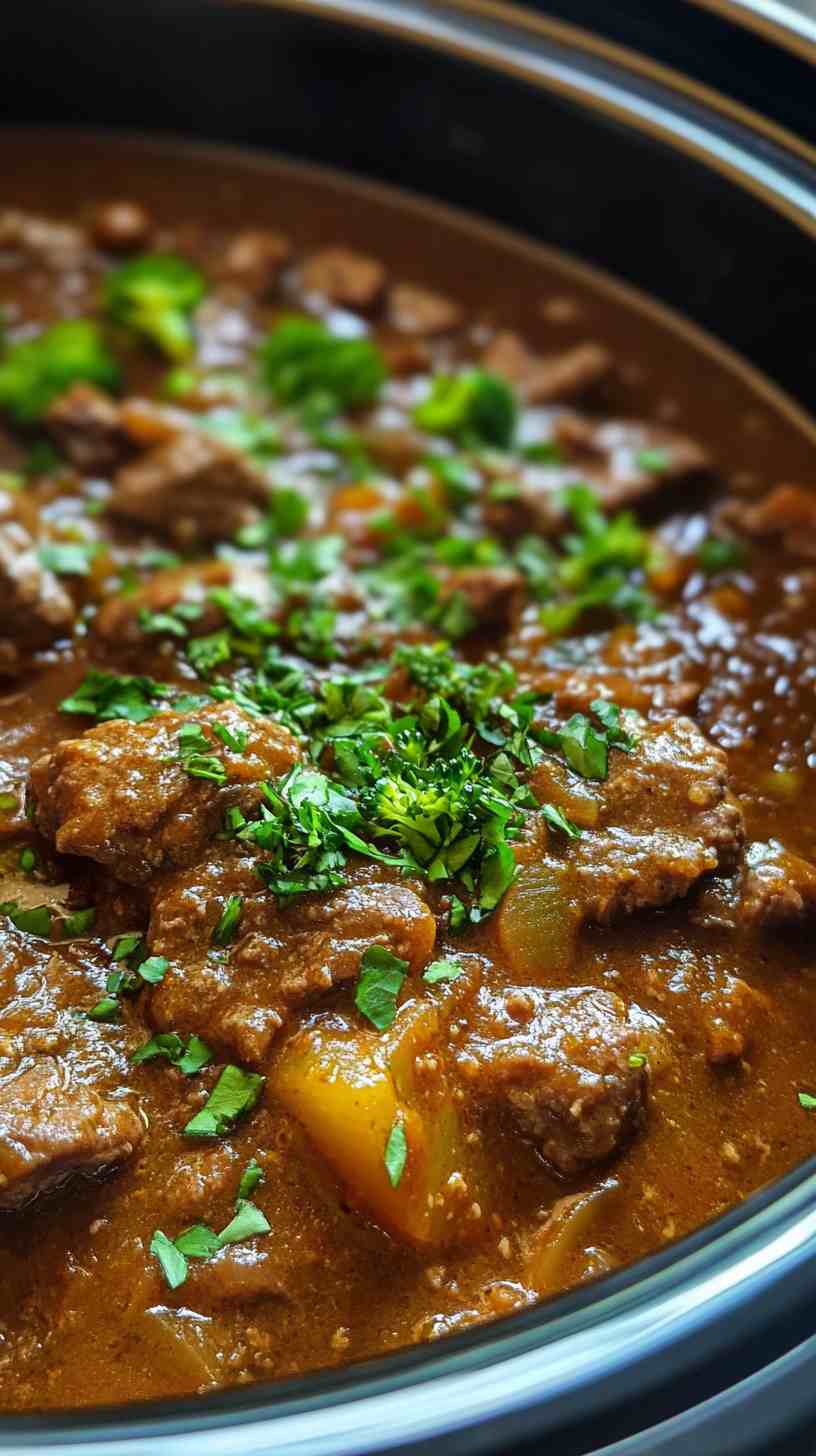 Restaurant-Style Slow Cooker Beef and Broccoli