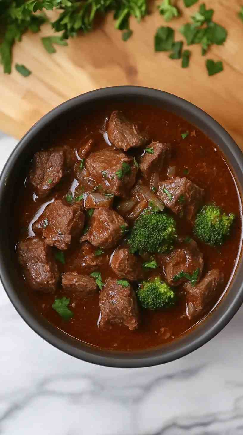 Restaurant-Style Slow Cooker Beef and Broccoli