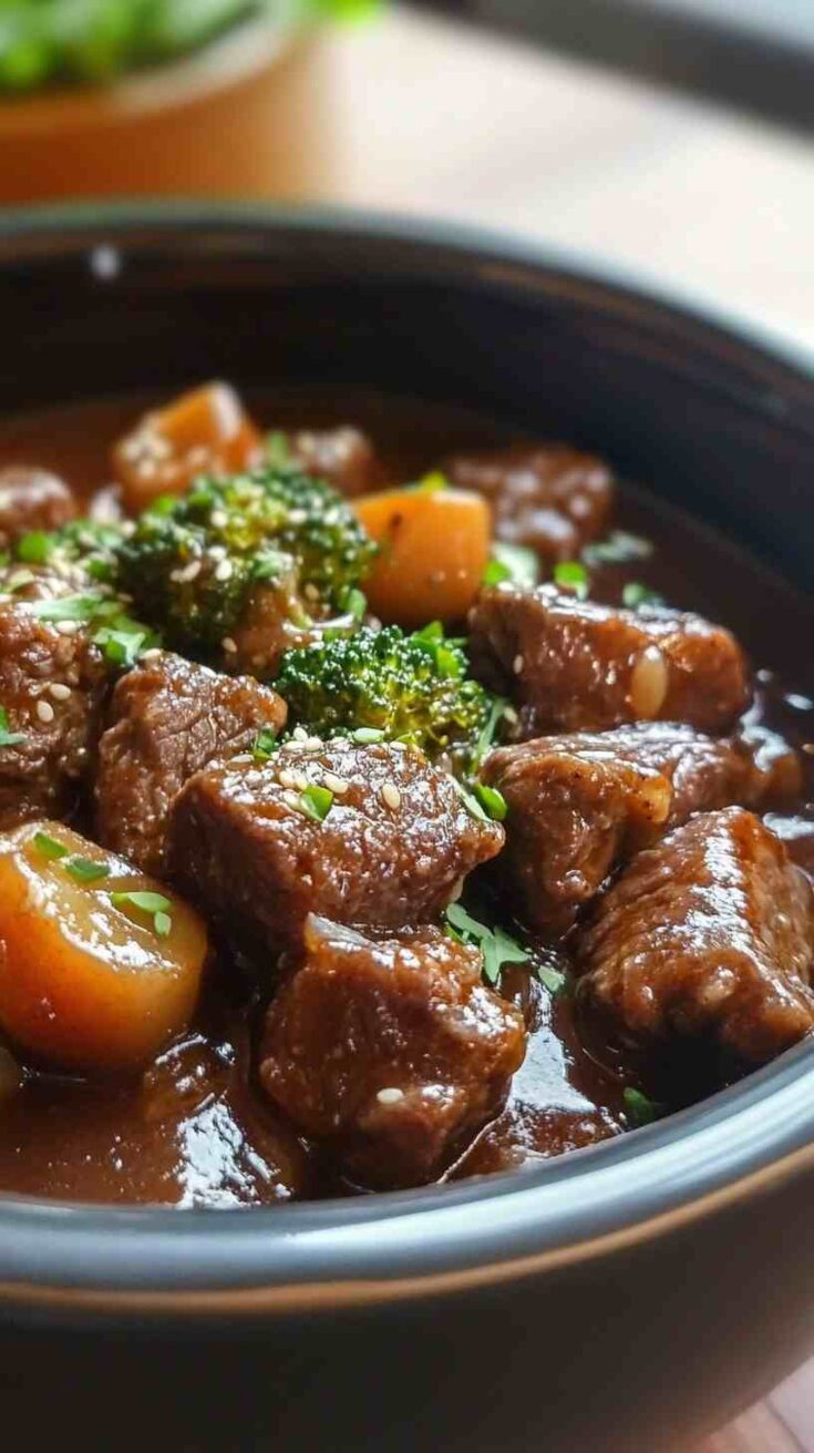 Restaurant-Style Slow Cooker Beef and Broccoli