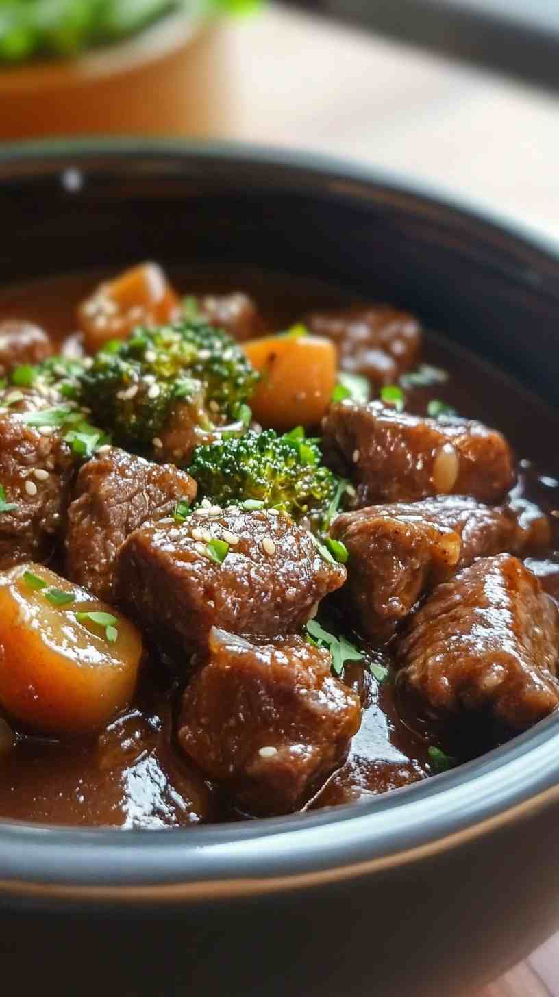 Restaurant-Style Slow Cooker Beef and Broccoli