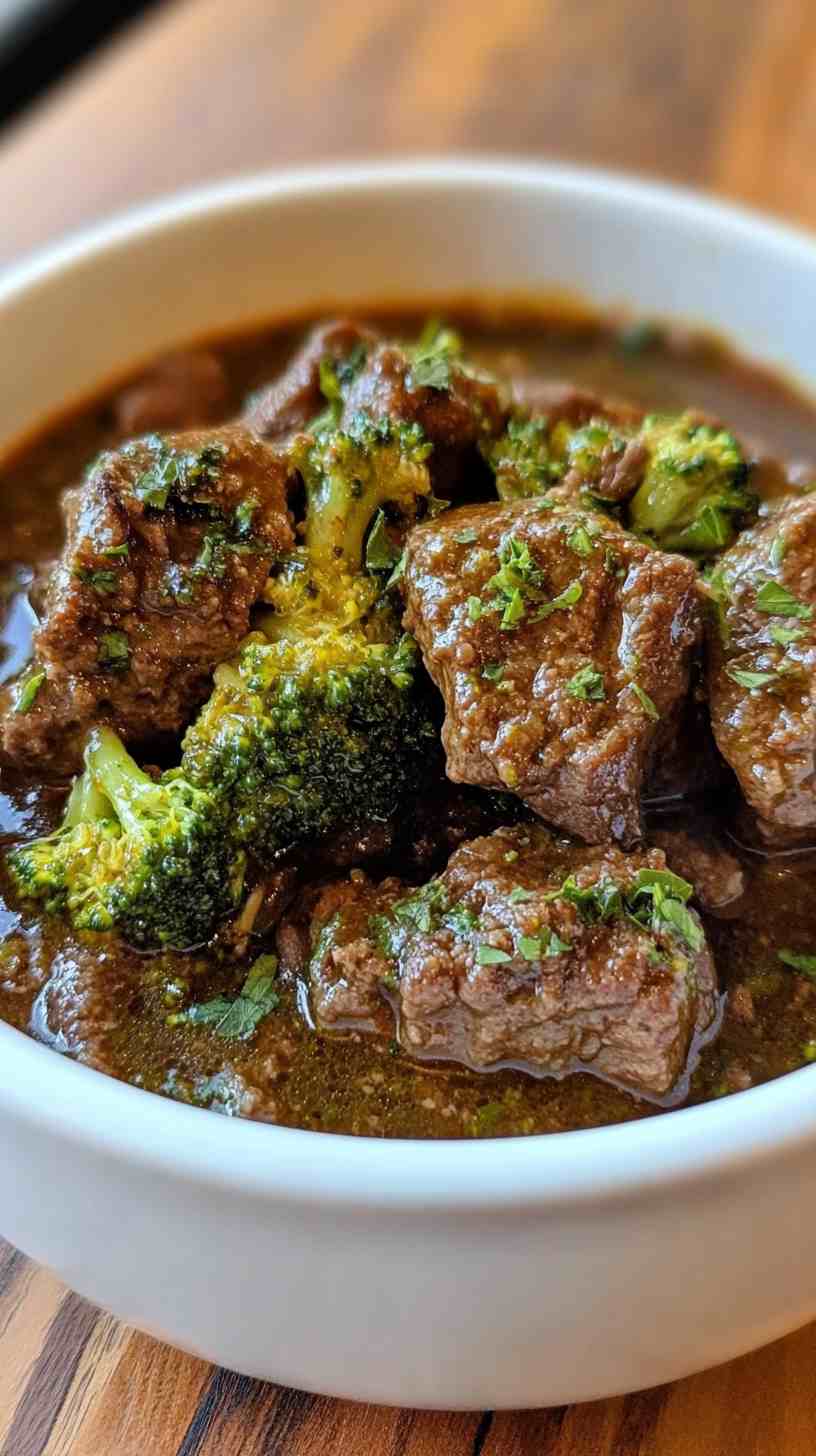 Restaurant-Style Slow Cooker Beef and Broccoli