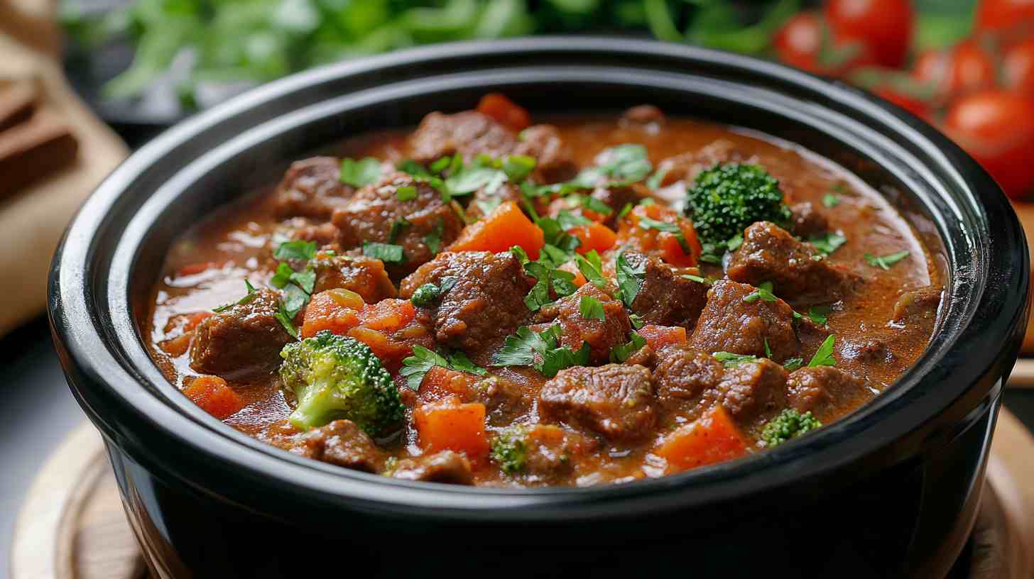 Restaurant-Style Slow Cooker Beef and Broccoli