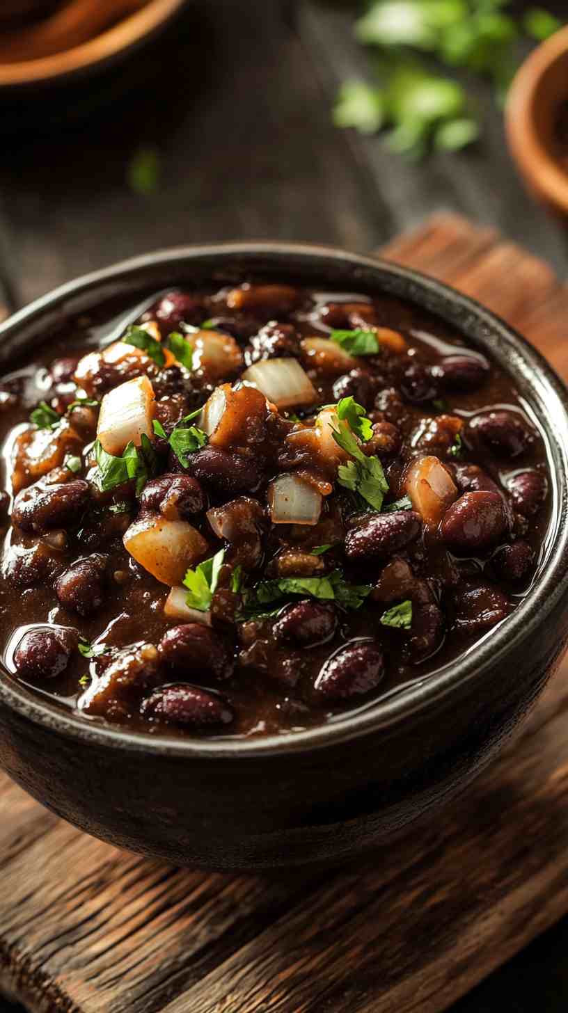 Rich & Savory Crock Pot Black Beans with Onions & Garlic Rich & Savory Crock Pot Black Beans with Onions & Garlic