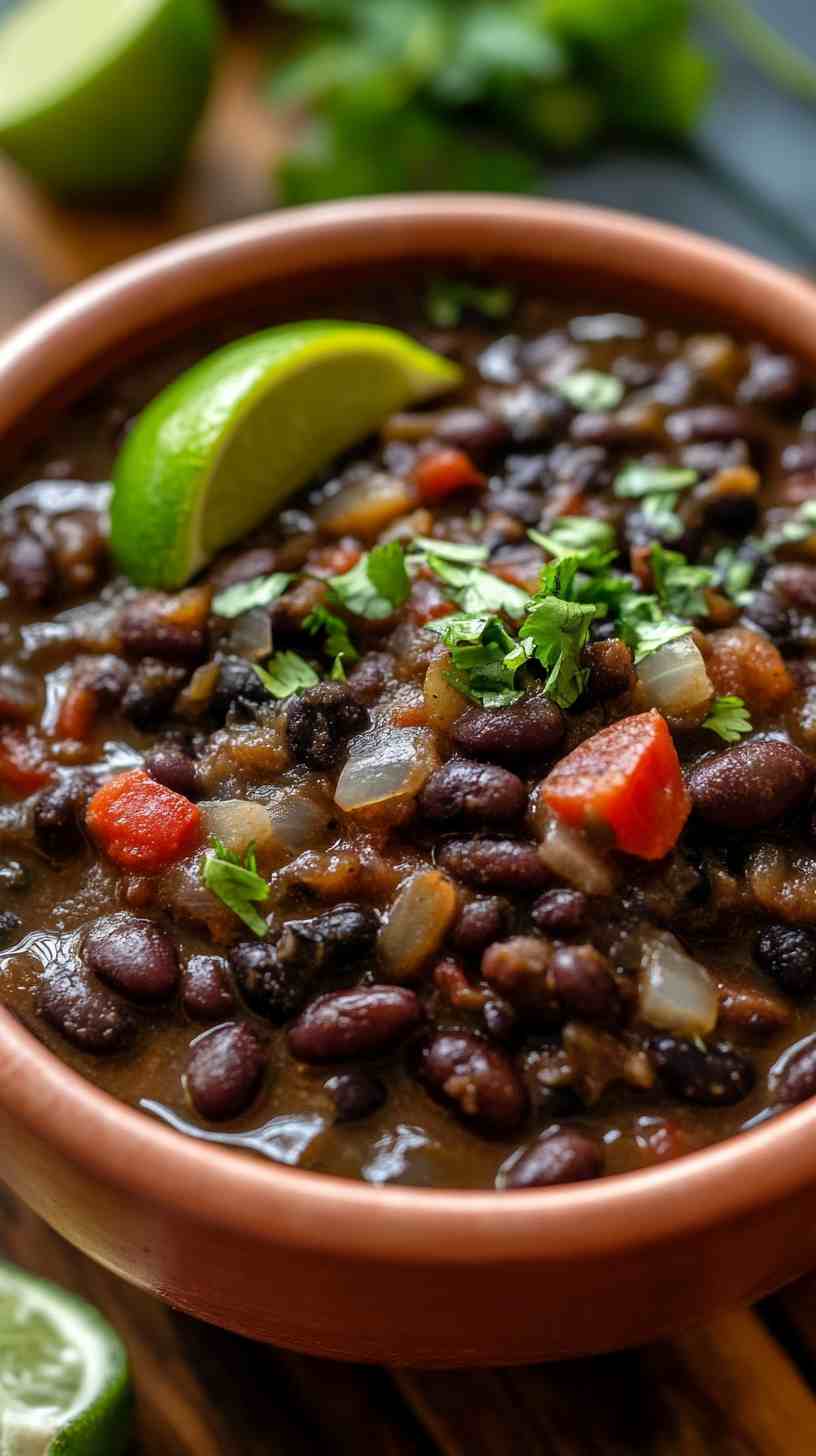 Rich & Savory Crock Pot Black Beans with Onions & Garlic Rich & Savory Crock Pot Black Beans with Onions & Garlic