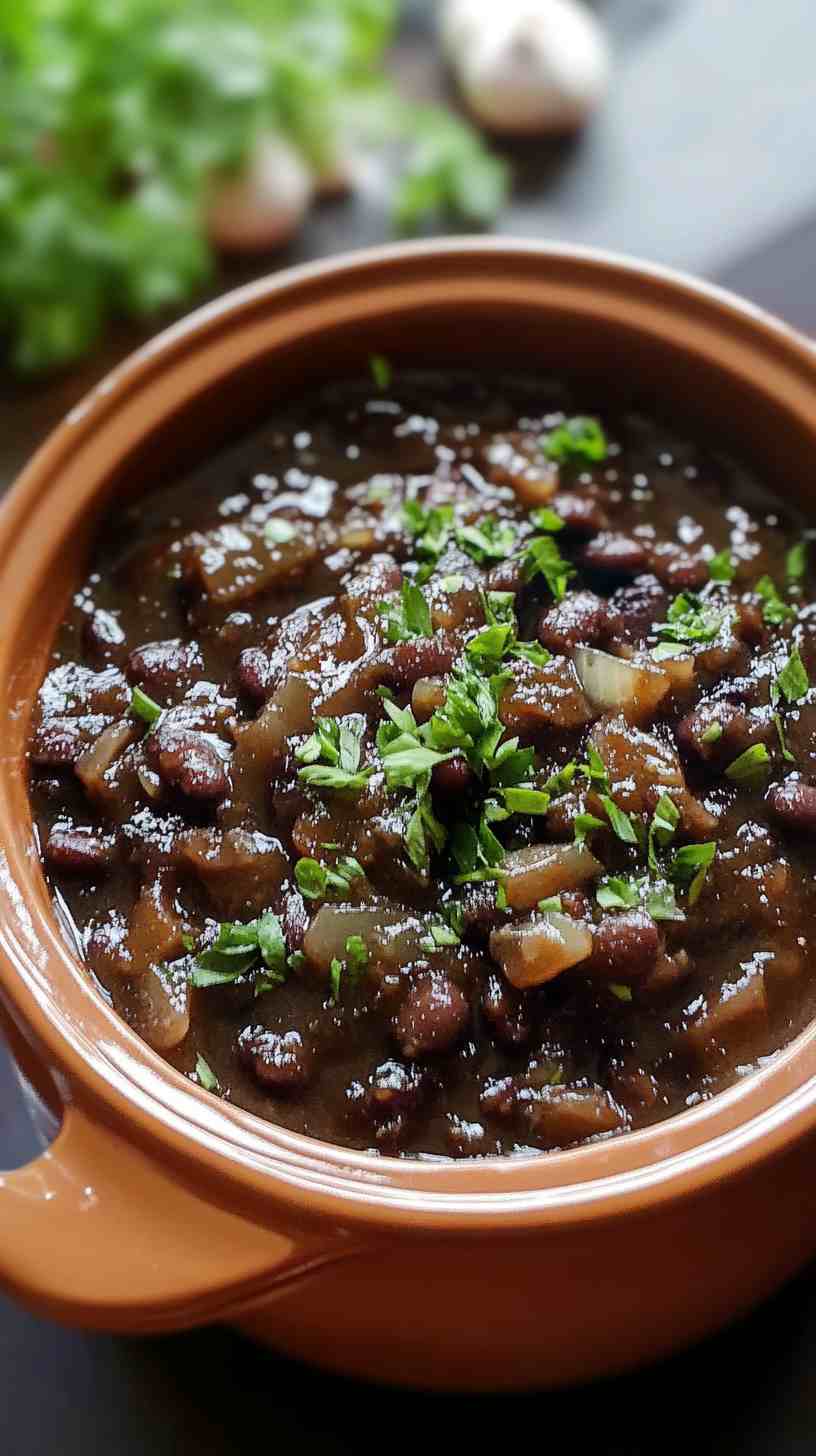 Rich & Savory Crock Pot Black Beans with Onions & Garlic Rich & Savory Crock Pot Black Beans with Onions & Garlic