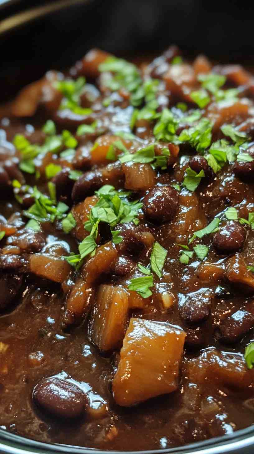 Rich & Savory Crock Pot Black Beans with Onions & Garlic Rich & Savory Crock Pot Black Beans with Onions & Garlic