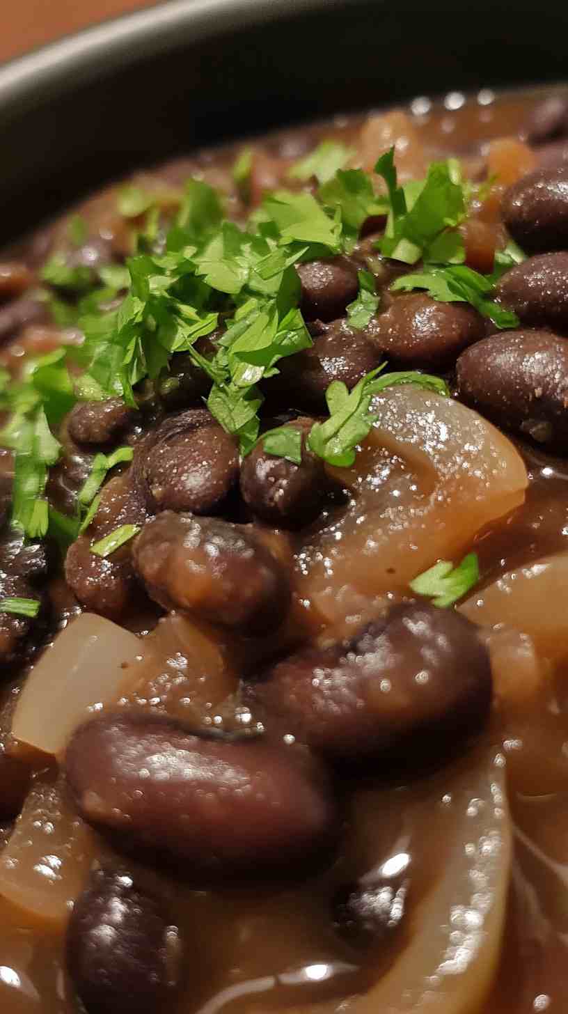 Rich & Savory Crock Pot Black Beans with Onions & Garlic Rich & Savory Crock Pot Black Beans with Onions & Garlic