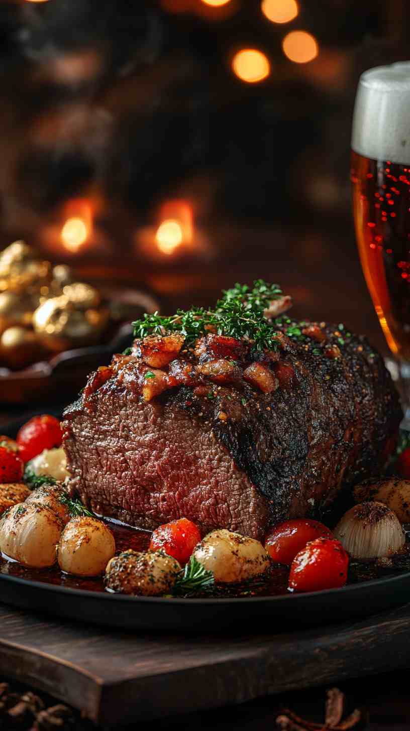 Rich and Savory Beef and Beer Pot Roast Rich and Savory Beef and Beer Pot Roast