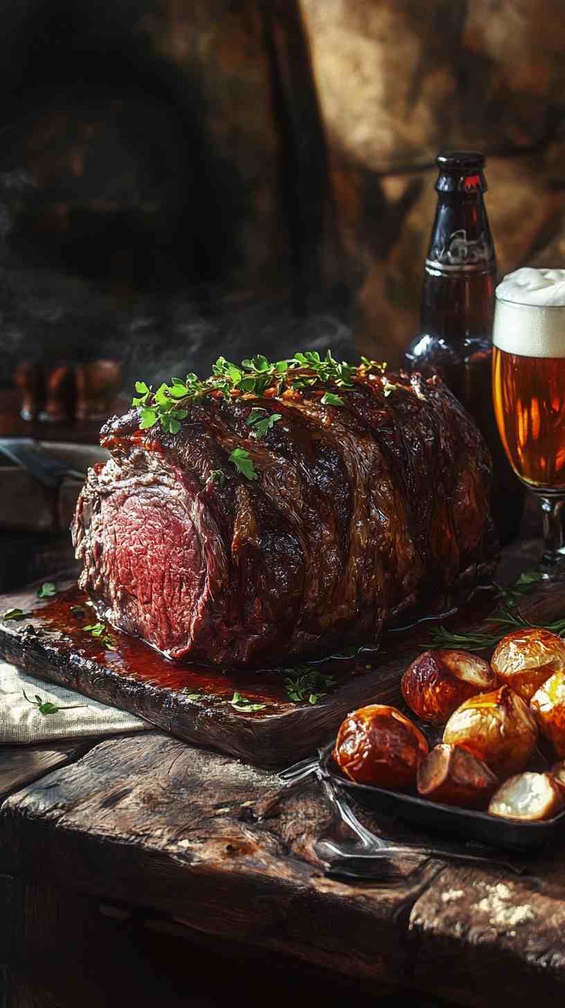 Rich and Savory Beef and Beer Pot Roast Rich and Savory Beef and Beer Pot Roast