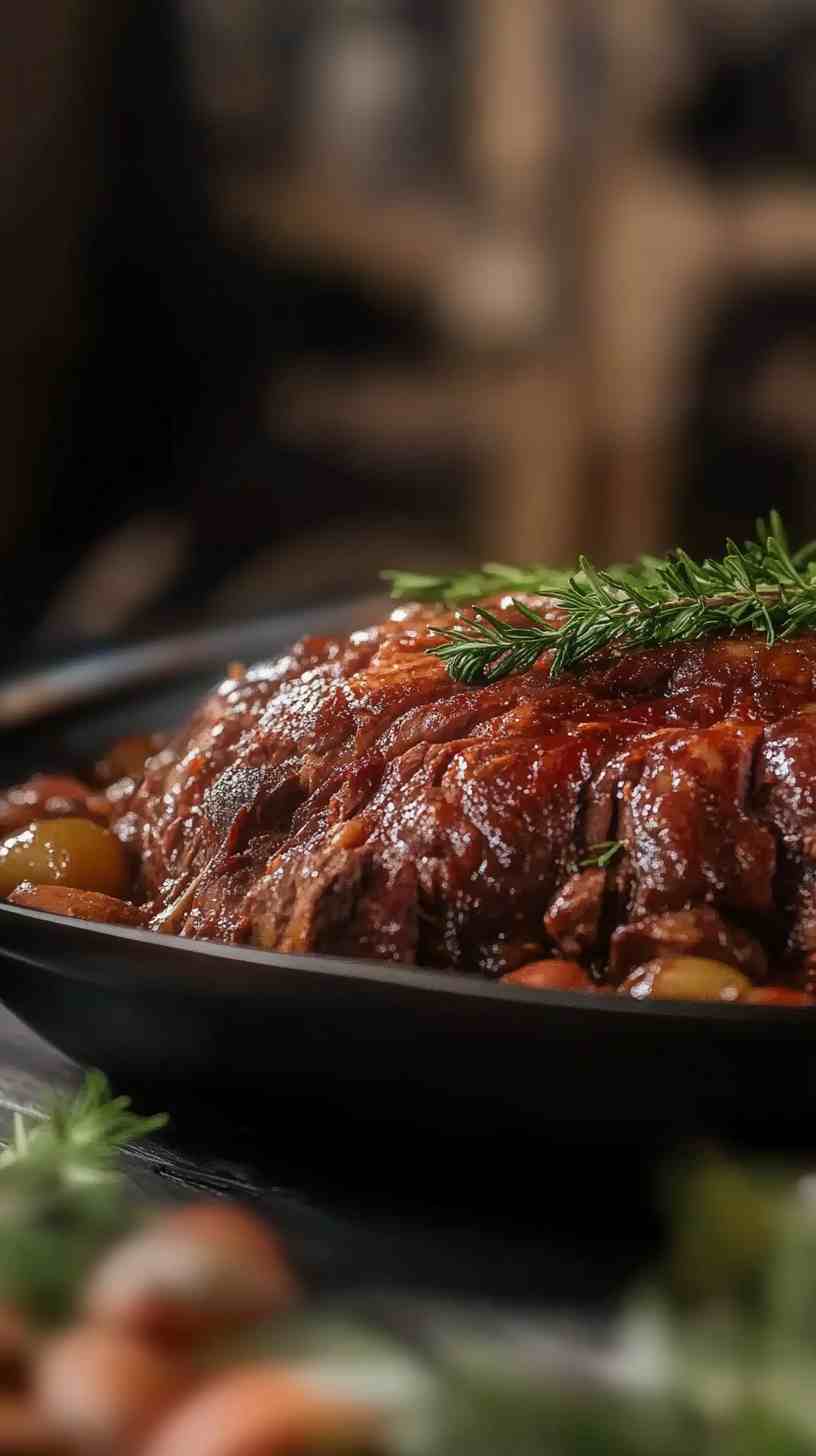 Rich and Savory Beef and Beer Pot Roast Rich and Savory Beef and Beer Pot Roast