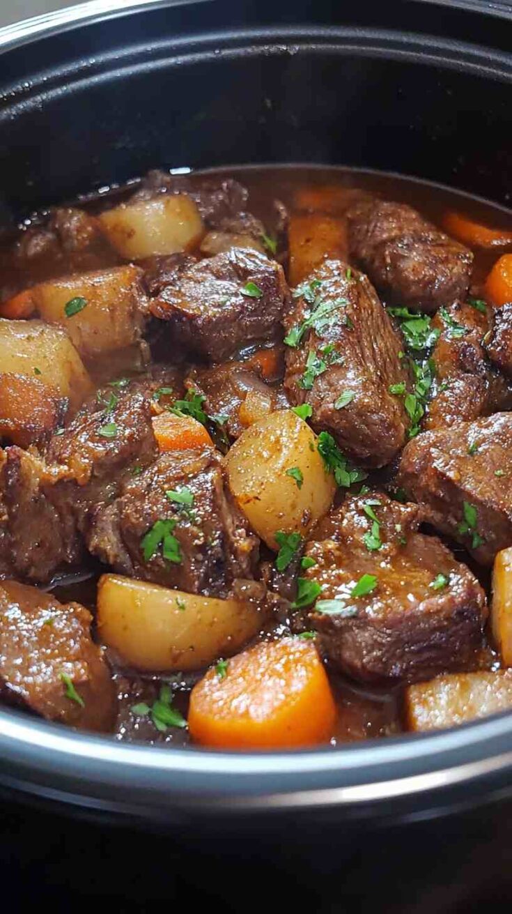 Rustic Slow Cooked Beef and Beer Ragout
