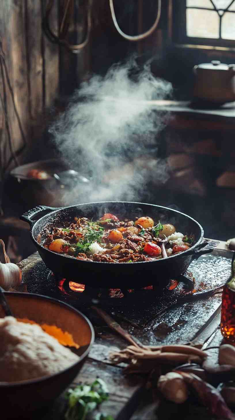 Rustic Slow Cooked Beef and Beer Ragout