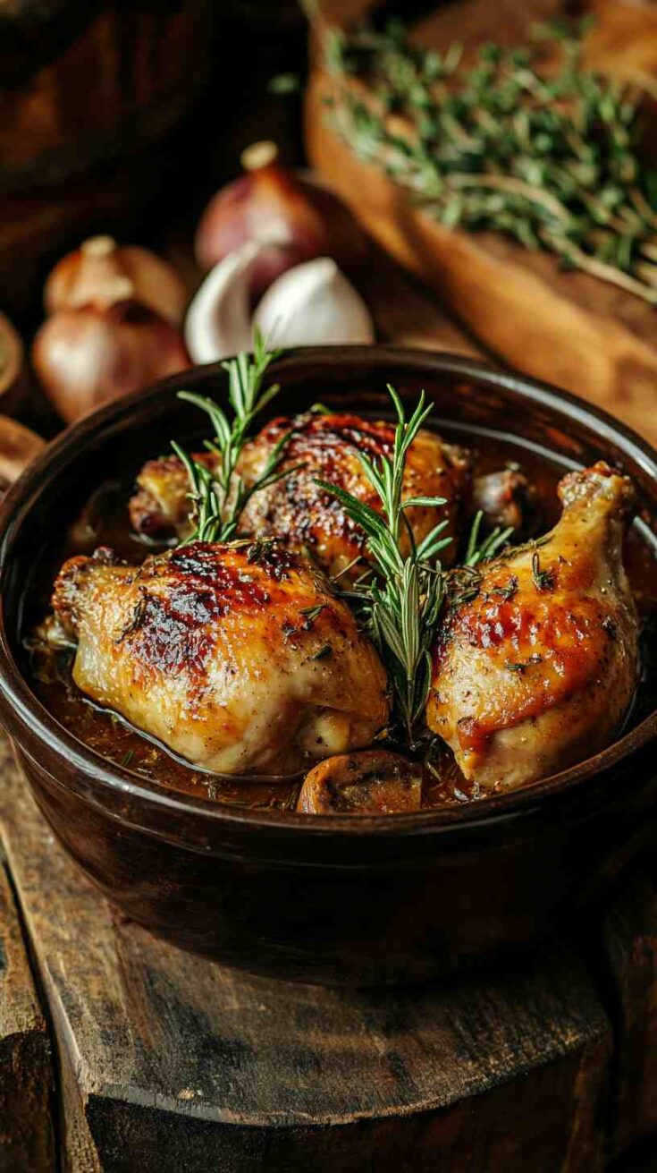 Savory Balsamic Garlic Chicken Crock Pot Recipe