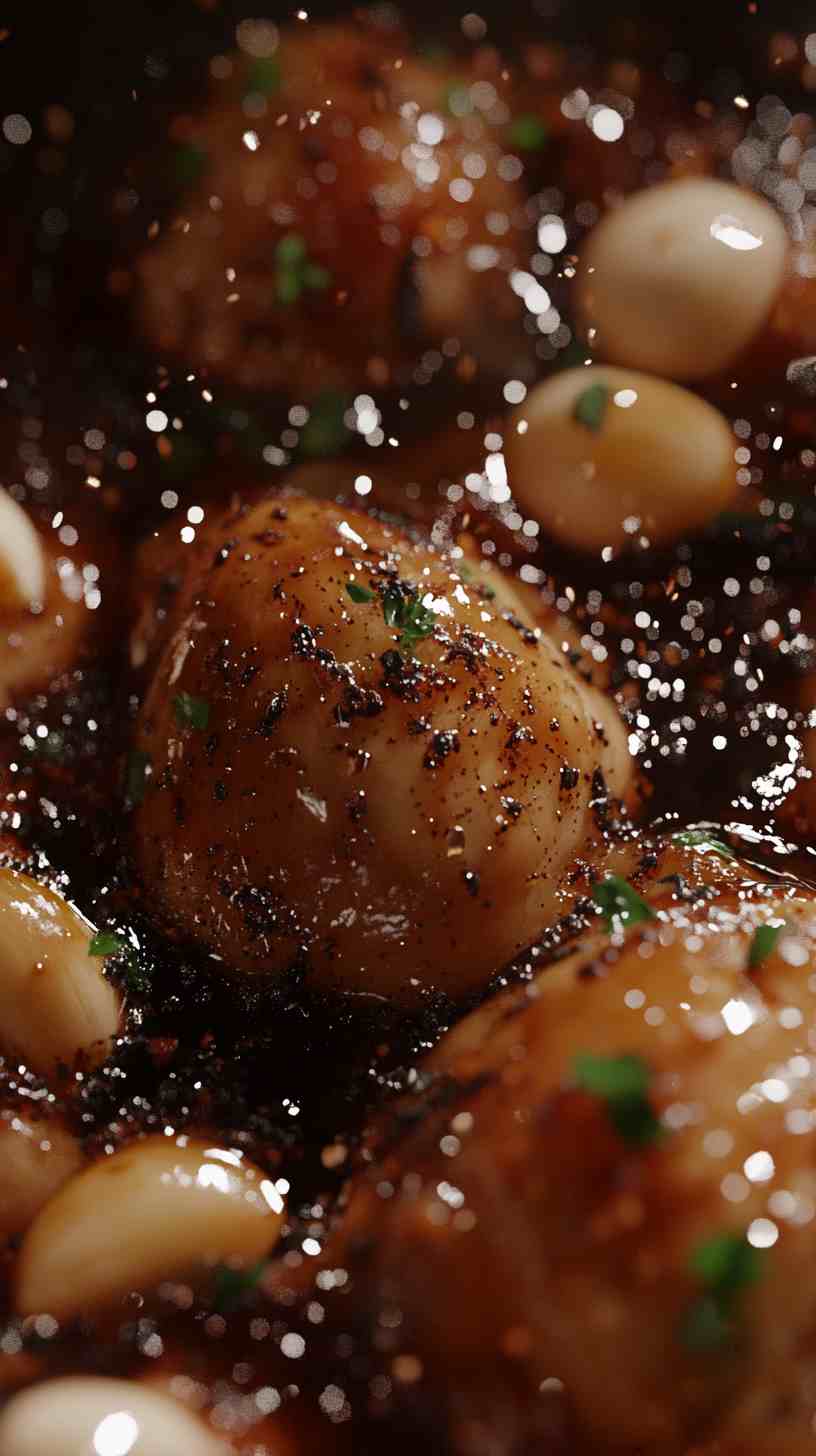 Savory Balsamic Garlic Chicken Crock Pot Recipe