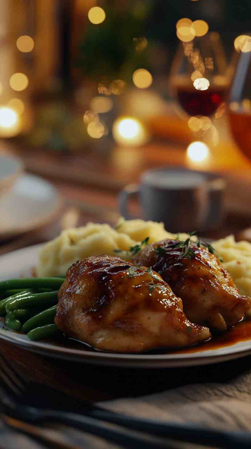 Savory Balsamic Garlic Chicken Crock Pot Recipe