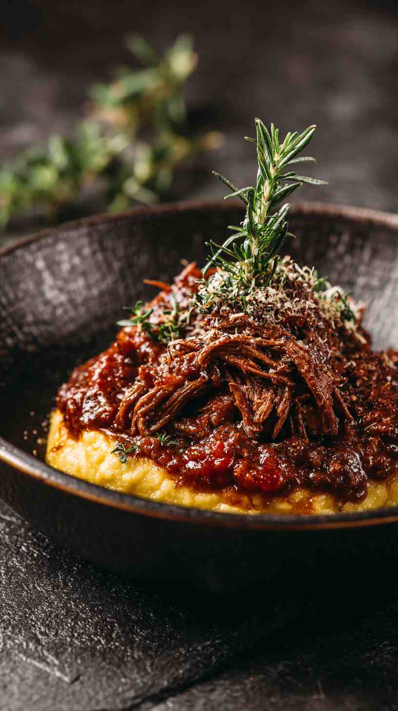 Savory Crockpot Italian Beef Ragu