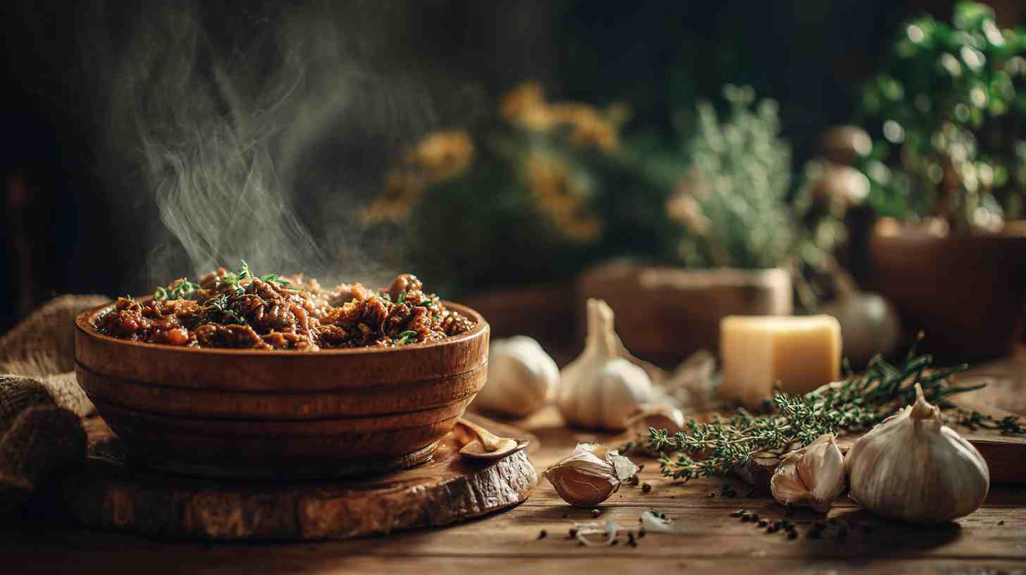 Savory Crockpot Italian Beef Ragu