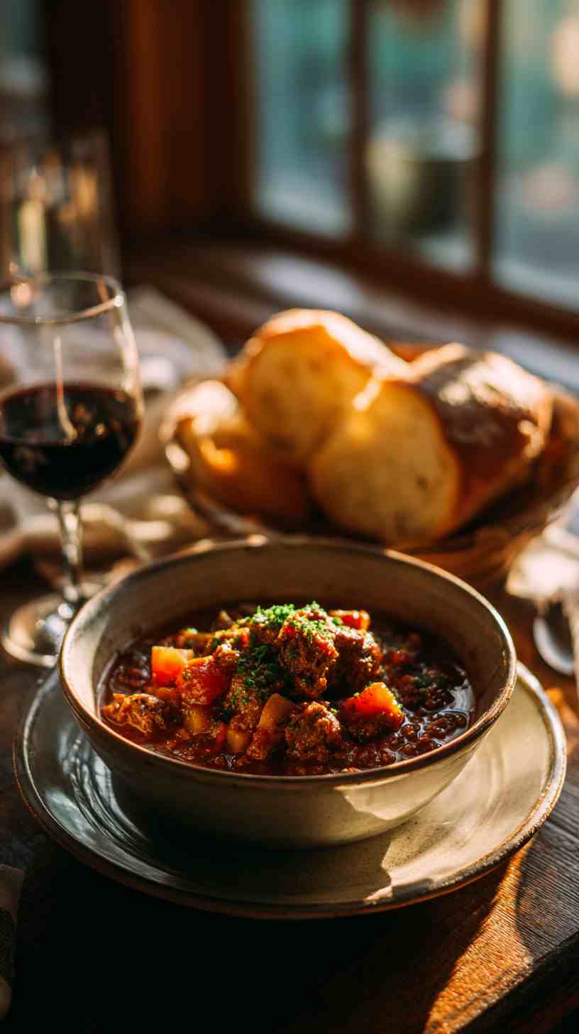 Savory Crockpot Italian Beef Ragu