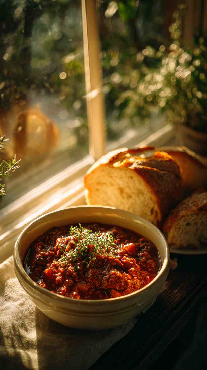 Savory Crockpot Italian Beef Ragu