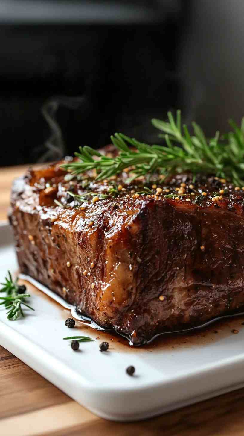 Savory Garlic and Herb Crock Pot Roast