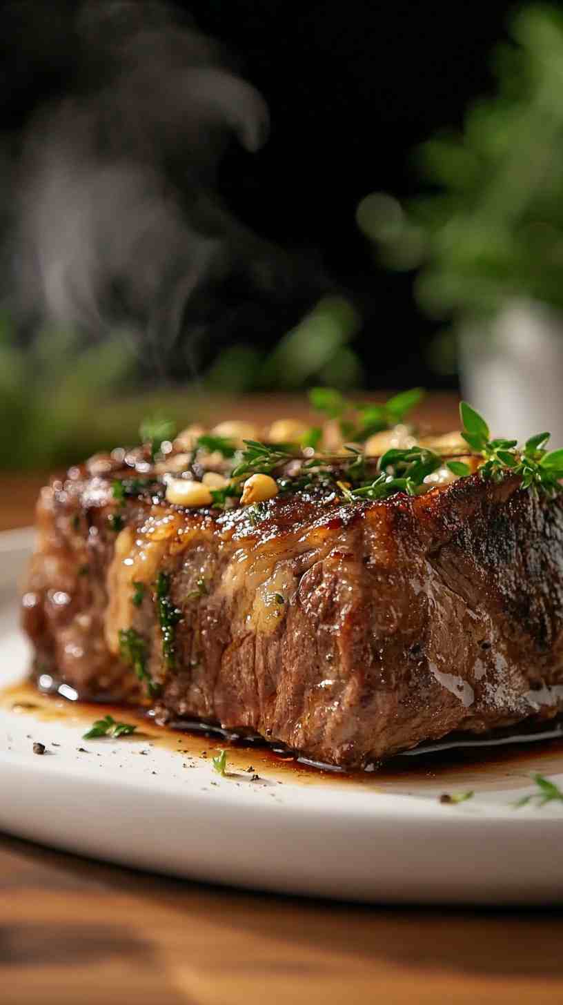 Savory Garlic and Herb Crock Pot Roast